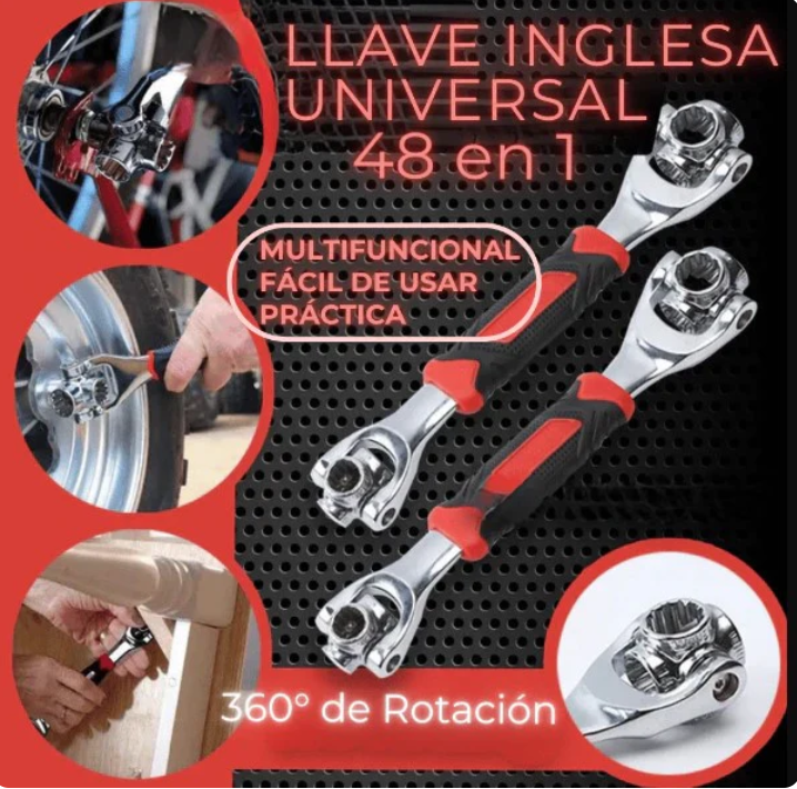 LLAVE INGLESA MULTIFUNCIONAL 48 EN 1