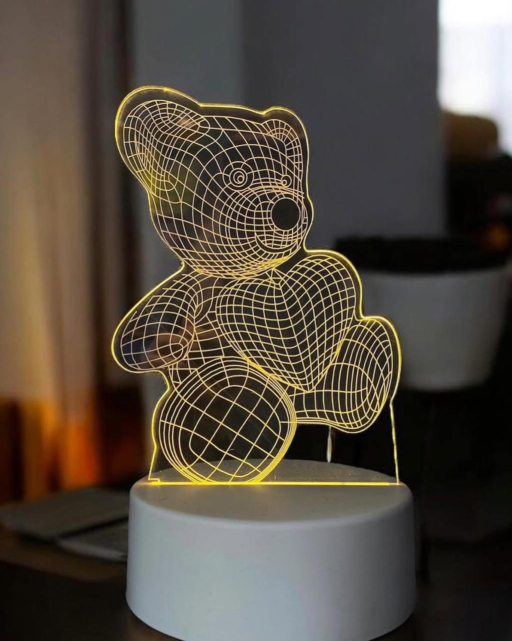 Lámpara 3D Oso
